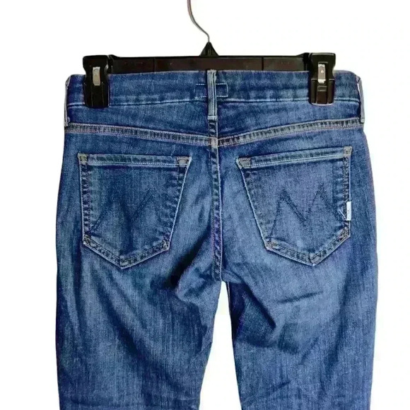 Mother High-Waist Looker Skinny Jeans in Flowers From The Storm Wash Size: 24 - Picture 6 of 10